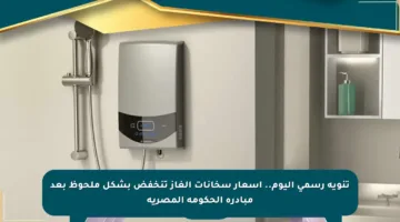 تنويه رسمي اليوم.. أسعار سخانات الغاز تنخفض بشكل ملحوظ بعد مبادرة الحكومة المصرية
